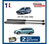 2 Martinetto Cavalletti Cofano Portellone Posteriore per 307 SW Break Equivalent