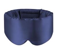 2 Maschere for Dormire in Seta di gelso for Donna e Uomo, con Copertura for Gli Occhi in, Maschera for Morbida Fascia Regolabile, Aiuto for per Occhi Notte(Dark Blue)