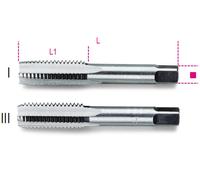 2 maschi a mano Beta Utensili 433 passo fine sgrossatore finitore acciaio cromo