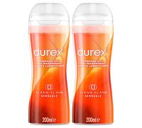 2 Massage 2in1 Durex Sensual con Ylang Ylang Gel Massaggi Lubrificante Intimo