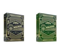 2 mazzi di carte Monarchs Blu & Green by Theory11
