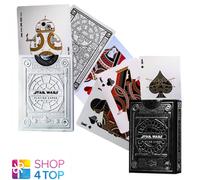 2 Mazzi Star Wars Argento Scuro E Luce Theory 11 Giocare di Carte Magia Nuovo