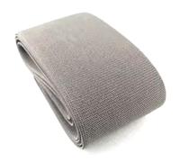 2 metri 100mm di larghezza per cucire pantaloni cinturino elastico tessitura allargata gonna abito cintura twill fascia elastica abbigliamento fai da te accessori per cucire,Grigio chiaro,100mm