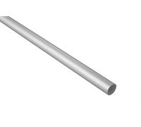 2 Metri Alluminio Anodizzato BAR Artigiano Tubo Tondo Tubo Varie Misure, B40-B45, Colore: Argento, Dimensioni: B43 - Ø 12 x 1 MM
