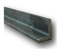 2 metri BARRA FERRO ANGOLARE NERO PIENO sezione mm 50x5 cm 5x0,5