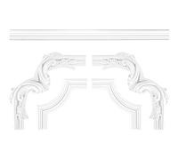 2 metri | bordo parete e soffitto | PU | fregio | antiurto | Perfect | 43 x 20 mm | CR818