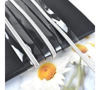 2 Metri Cerniera Impermeabile 3# 5# PVC Cerniere in Nylon Trasparente Borsa Nastro Kit di Riparazione Cappotto per Indumenti Forniture per Cucire E Accessori-Argento,No3