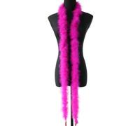 2 metri di boa di piume rosa baby, piume di tacchino, nastro scialle per abiti da sposa, decorazione, artigianato, piume - 04 rosa