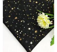 2 Metri Glitter Stella Rete Tessuto Tulle Voile Trasparente Fai Abito Matrimonio