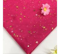 2 Metri Glitter Stella Rete Tessuto Tulle Voile Trasparente Fai Abito Matrimonio