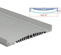 2 Metri Profilo Alluminio Moderno Per Fare Plafoniera Led Lineare Da Soffitto A