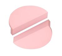 2 Mezza Luna Maniglia per cassetto a semicerchio Manopole lega di alluminio pomelli decorativi Multicolore Tiretti maniglie per tirare per armadietti,Camera per bambini (100mm,Pink)