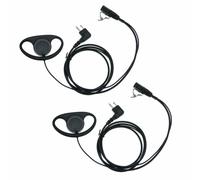 2 Micro Auricolari Tipo D Per Motorola 2 Pin Valido Per Motorola Midland G18 G15