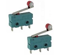 2 microinterruttori a 3 pin, 250 V, 5 A, 2 posizioni ON/ON, con braccio a leva, interruttore alternatore, microinterruttore, per meccanica, dispositivi elettronici, macchine automatiche