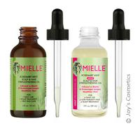 2 Mielle Organics Rosmarino Menta Cute E Capelli Rafforzamento Olio - " 2 Pezzi
