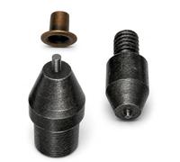 2 millimetri piccolo occhiello occhiello muore per mano pressa macchina | Set di fustelle per installazione di piccoli occhielli da 2 mm, per occhielli con retro autoadesivo, tessuto in pelle e tela