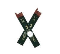 2 mine super polimeriche con punta fine, 0,5 mm, nero, 2B, per arte, artigianato, disegno, schizzi, compatibile con Pilot, Steadler, Faber Castel GetInStyle Shop