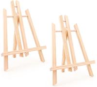 2 Mini cavalletto in legno piccolo cavalletto per immagini da tavolo, cavalletto per la pittura da tavolo (Art Deco)