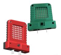 2 mini lanterne da campeggio a LED da 14 W, tascabili, per ispezione, compatibili con batterie al litio da 20 V 21 V, presa regolabile, illuminazione di inondazione luminosa portatile (verde + rosso)