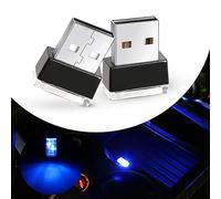 2 mini luci LED USB, blu