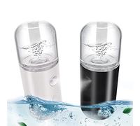 2 mini nebulizzatori per il viso, vaporizzatori per il viso, mini nano mister per idratare il viso, nebulizzatore nano per extension per ciglia con serbatoio d'acqua da 28,3 ml, di grande capacità