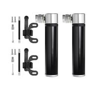 2 mini pompa portatile per bicicletta, 120 PSI, pompa ad aria ad alta pressione, per mountain bike e BMX, pompa ad aria per bicicletta, pompa Presta e Schrader