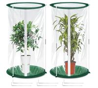 2 mini serre 50 x 30 cm - tenda invernale per piante - Serra piccola per verdure, fiori e funghi, serra trasparente piccola in pellicola pop-up