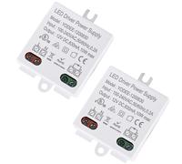 2 mini trasformatore LED da 12 V/DC 10 W, trasformatore da 100 - 240 V a DC, ten