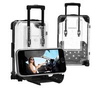 2 Mini Valigia Piccola Salvadanaio Viaggio Compatte et Pratiques Design Réaliste Alliant Esthétique et Fonctionnalité Utilisables Comme Supports de Téléphone ou Souvenirs de Voyage