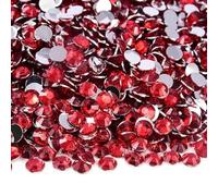 2 mm-6 mm rotondi non hotfix glitter Bling manicure strass argento resina flatback strass colla su perline nail art gemme per unghie fai da te-siam-4.0 mm 2000 pezzi