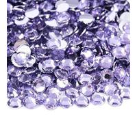 2 mm-6 mm rotondi non hotfix glitter Bling manicure strass argento resina flatback strass colla su perline nail art gemme per unghie fai da te-Ametista leggera-4,0 mm 2000 pezzi