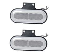 2 MM X 12-24V Certificato Adr Bianco Neon LED marker lights per DAF Volvo Scania