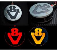 2 MM X LED Orecchino Specchietto Laterale Luci Ambra Rossa V8 24V Accessori per