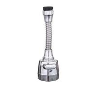 2 modalità rubinetto aeratore antispruzzo soffione doccia diffusore 360 ugello girevole regolabile Booster accessori da cucina Facile Da Installare(Adjustable)