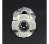 2 modelli di guida per boccola da 10 mm, compatibile con 3701 3703 3709 tagliatrice router accessori guida bordi, struttura in metallo, argento