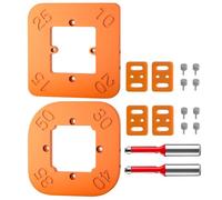 2 modelli di posizionamento per raggio angolare rotondo per lavorazione del legno professionale con più modelli R10-R50 con raggio arrotondato ad angolo