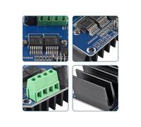 2 moduli di controllo motore BTS7960 43A ad alte prestazioni per auto intelligenti con limitazione di corrente Arduino