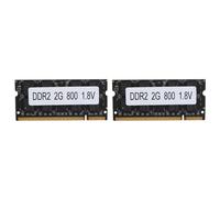 2 moduli RAM DDR2 da 2 GB, 800 MHz, PC2 6400 per laptop AMD.