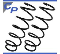 2 Molla di Sospensione Frontale per VW Polo 6N2 Asse Ant. Braun Blu SX Destra