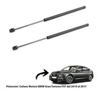 2 MOLLE A GAS PISTONCINI COFANO MOTORE X BMW GRAN TURISMO F07 DAL 2010