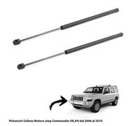 2 MOLLE A GAS PISTONCINI COFANO MOTORE X JEEP COMMANDER (XK,XH) dal 2006