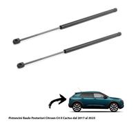 2 MOLLE A GAS PISTONCINI PORTELLONE BAGAGLI X CITROEN C4 II CACTUS dal 2017