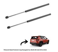 2 MOLLE A GAS PISTONCINI PORTELLONE BAGAGLI X JEEP RENEGADE SUV (BU, B1, BV)
