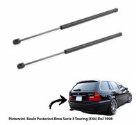 2 MOLLE A GAS PISTONI PISTONCINI PORTELLONE BAGAGLI X BMW Serie 3 SW (E46)
