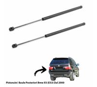 2 MOLLE A GAS PISTONI PISTONCINI PORTELLONE BAGAGLI BMW X5 (E53) 2000
