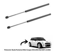 2 MOLLE A GAS PISTONI PISTONCINI PORTELLONE BAGAGLI Alfa Romeo Stelvio (949)