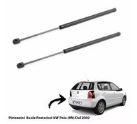 2 MOLLE A GAS PISTONI PISTONCINI PORTELLONE BAGAGLI VW POLO IV (9N) 2002