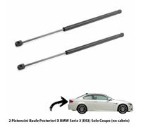 2 MOLLE A GAS PISTONI PISTONCINI PORTELLONE BAGAGLI X BMW Serie 3 Coup? (E92)