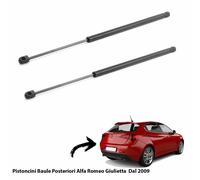 2 MOLLE A GAS PISTONI PISTONCINI PORTELONE BAGAGLI ALFA ROMEO GIULIETTA 2010