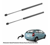 2 MOLLE A GAS PISTONI PISTONCINI PORTELONE BAGAGLI CITROEN XSARA PICASSO 2000
